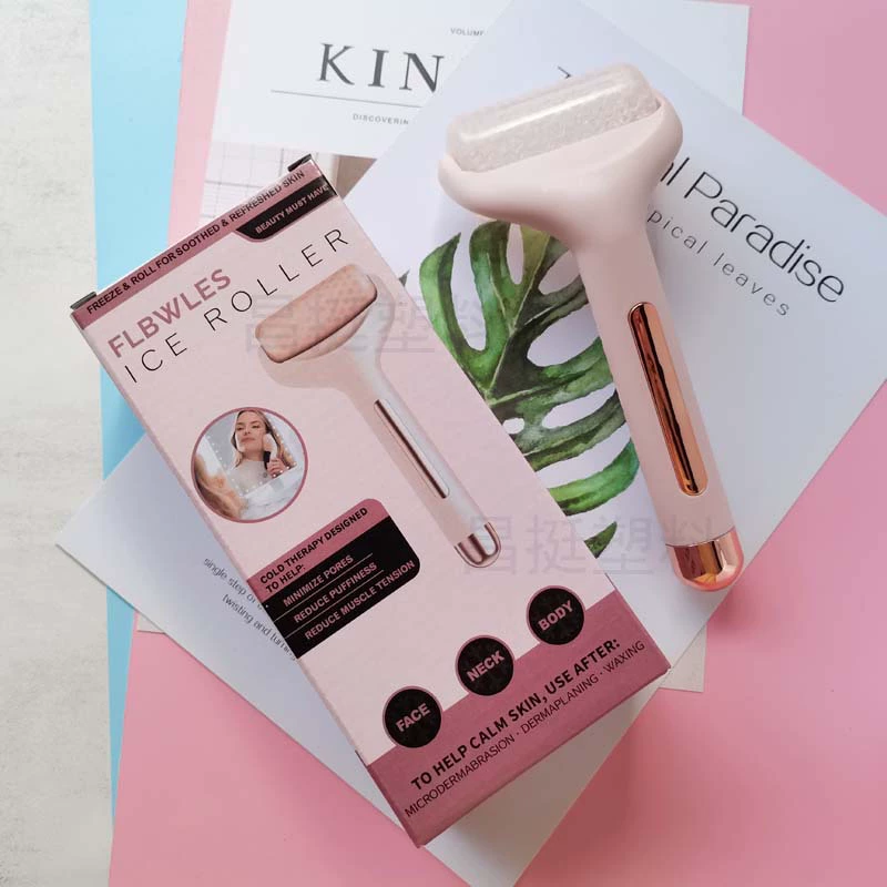 Роликовое массажное устройство для лица ледяной ролик Устройство для массажа лица ледяной ролик Устройство для красоты кожи холодный компресс Косметическое устройство