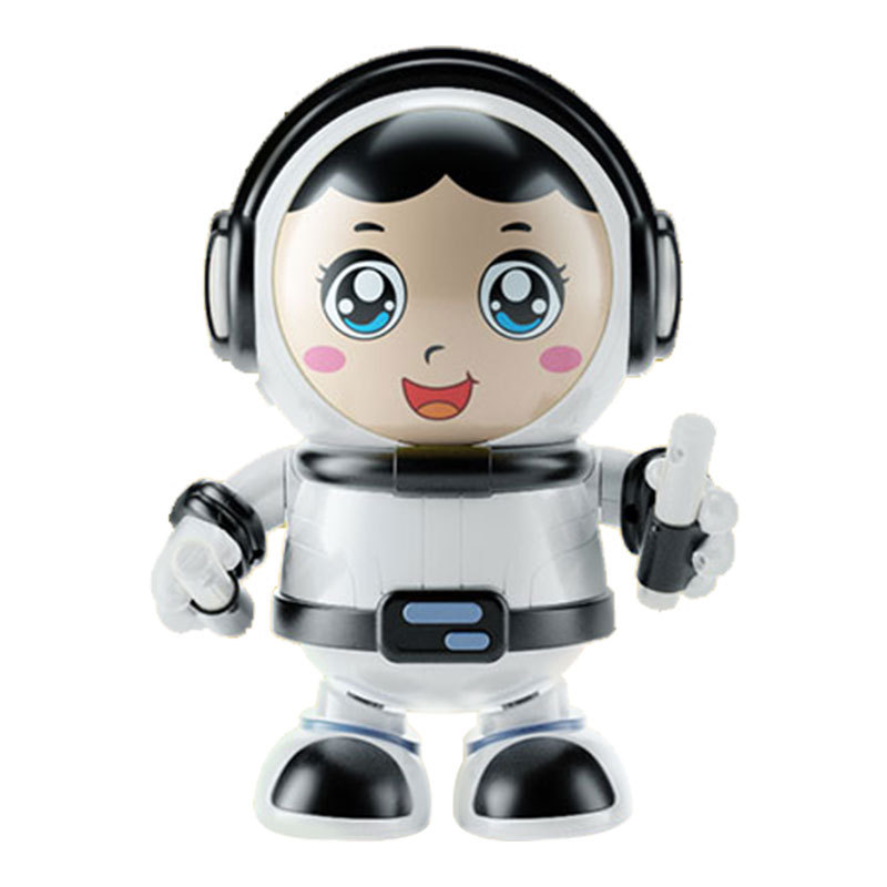 Espacio eléctrico transfronterizo columpio muñeca música educativa para niños juguete eléctrico para niños y niñas puesto de regalo al por mayor