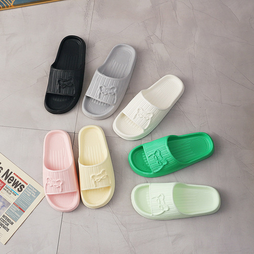 Super light EVA foam summer new thick-soled sandals with a feeling of stepping on shit, anti-slip, anti-odor and high-elasticity, couple home fashion