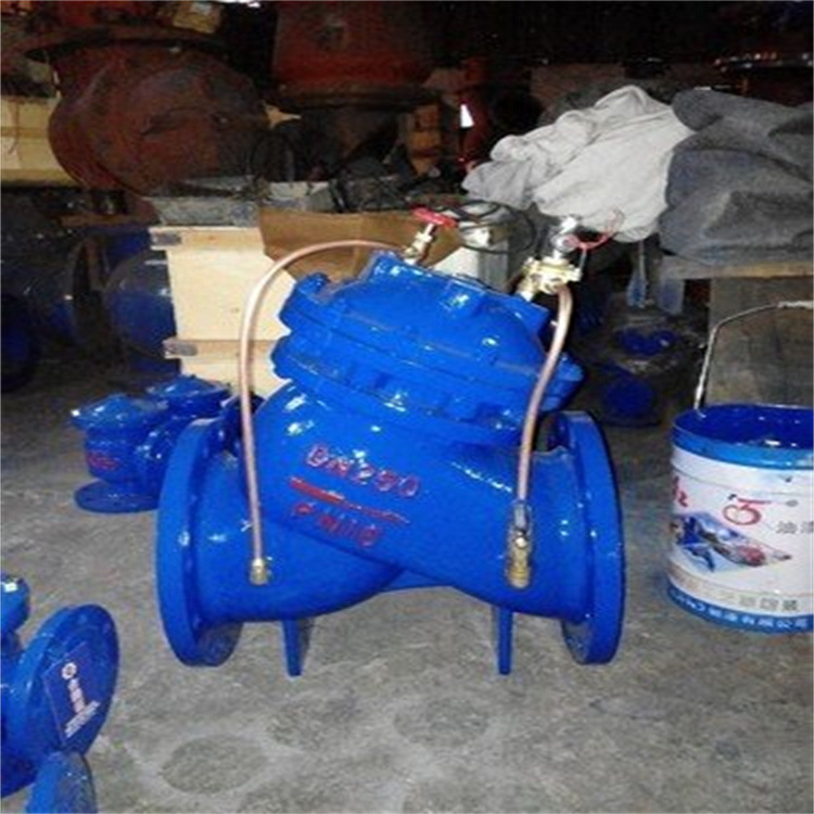 F745X-16C DN1200隔膜式遥控浮球阀液压水力控制阀 多功能水力阀