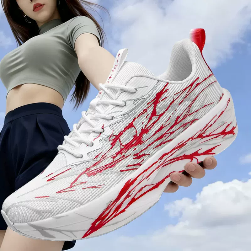 新款赤兔9pro碳板跑鞋秋冬季皮面儿童运动鞋竞速跑步鞋青少年棉鞋