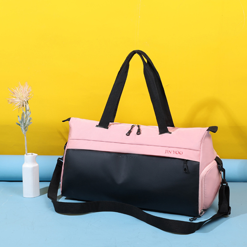Bolsa de viaje, separación seca y húmeda, bolso de mano de gran capacidad para hombres y mujeres, bolso de viaje corto, bolso de entrenamiento, bolso de gimnasio