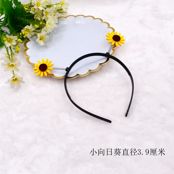 Little sunflower headband