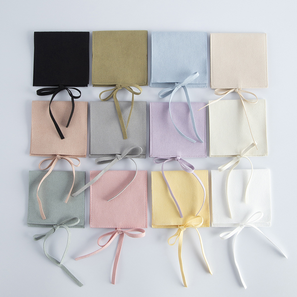 8g Weight Jewelry Packaging Bags Classification 1 Piece Quantity Daily Occasion Solid Color Pattern Simple Style Style 1 Piece Cloth Simple Style Daily Solid Color Jewelry Packaging Bags 1