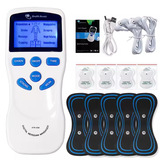 Межграничный двойной вывод цифровой массажер EMS Pulse Charnecer Massager Micro-ток массаж двойного отверстия ВСЕГО Корпуса