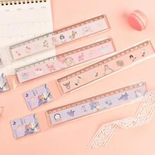 斯普维加艾薇的衣柜直尺波浪尺子小学生测量直尺20cm可爱美术绘画