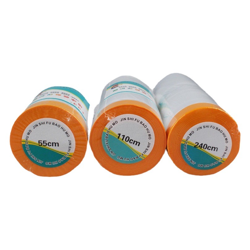 Película protectora decorativa, película gruesa a prueba de polvo, película protectora de plástico desechable, película transparente a prueba de polvo, película protectora de PE