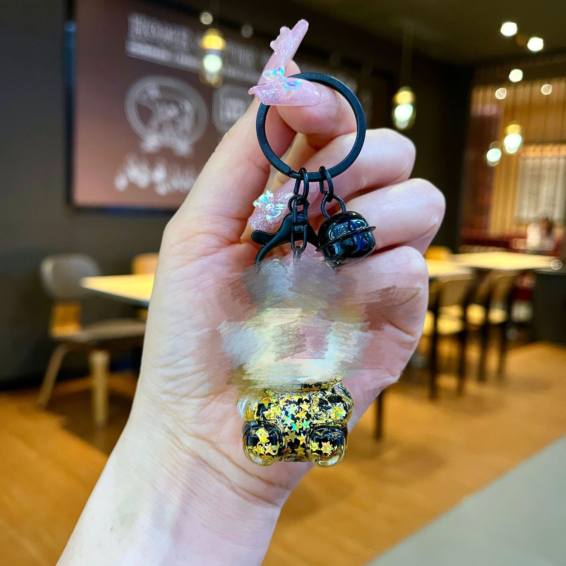 컬러 하드웨어 [블랙] 야광 플래시 소형 천