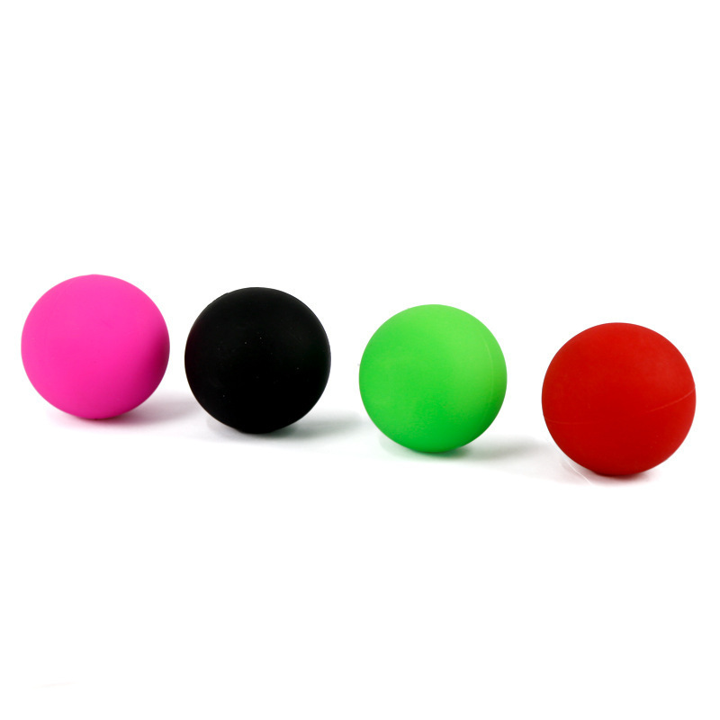 筋膜球按摩球 硅胶单球  瑜伽用品长曲棍球6.3CM可定制LOGO无气味