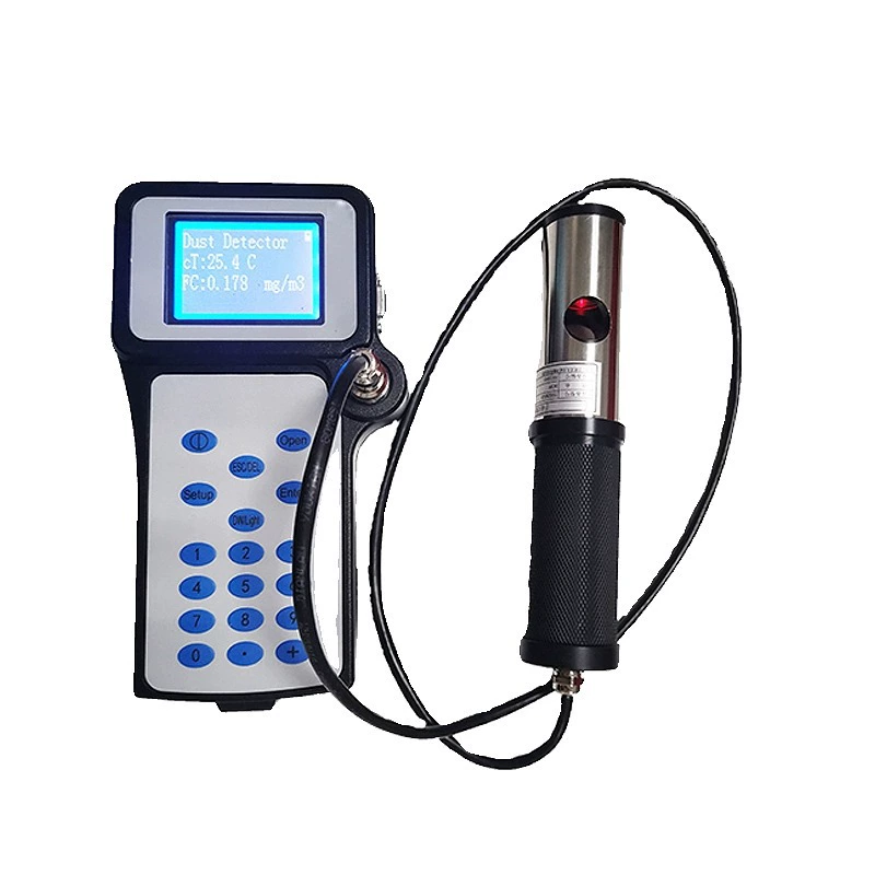 TDA-5000 Ручной взрывозащищенный инженерный детектор концентрации пыли, труба, выхлопной порт, прибор для измерения полевой концентрации
