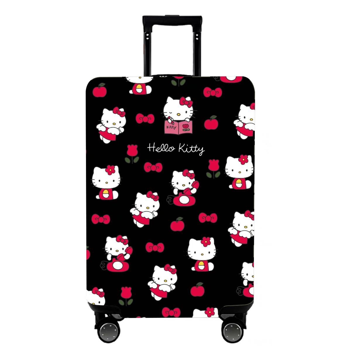 cubierta de maleta gruesa y resistente al desgaste cubierta de caja elástica caja de tracción cubierta de polvo cubierta de maleta de viaje impresión completa