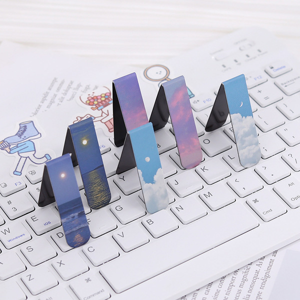 Magnetic Bookmark Moom Fantasy Series INS Scenery Cloud Duo Simple…