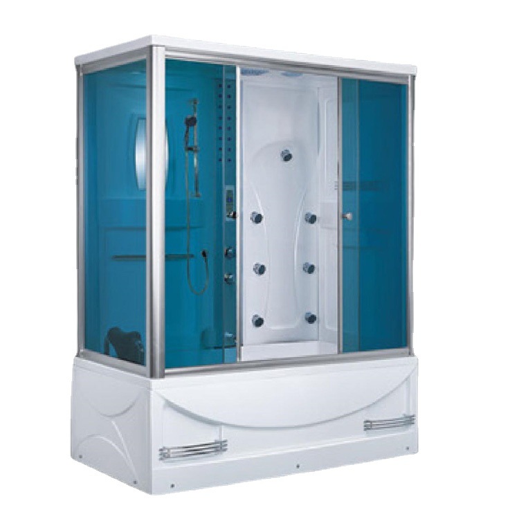 Cuarto de vapor rectangular ducha baño integrado habitación 1,4/5/6 m con bañera baño integrado bañera