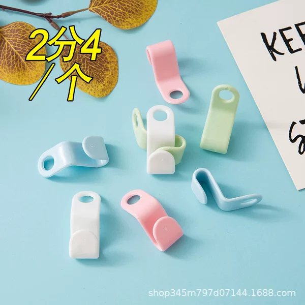 Hanger connection hook wardrobe space-saving storage artifact thickened plastic stackable connection buckle hook manufacturer