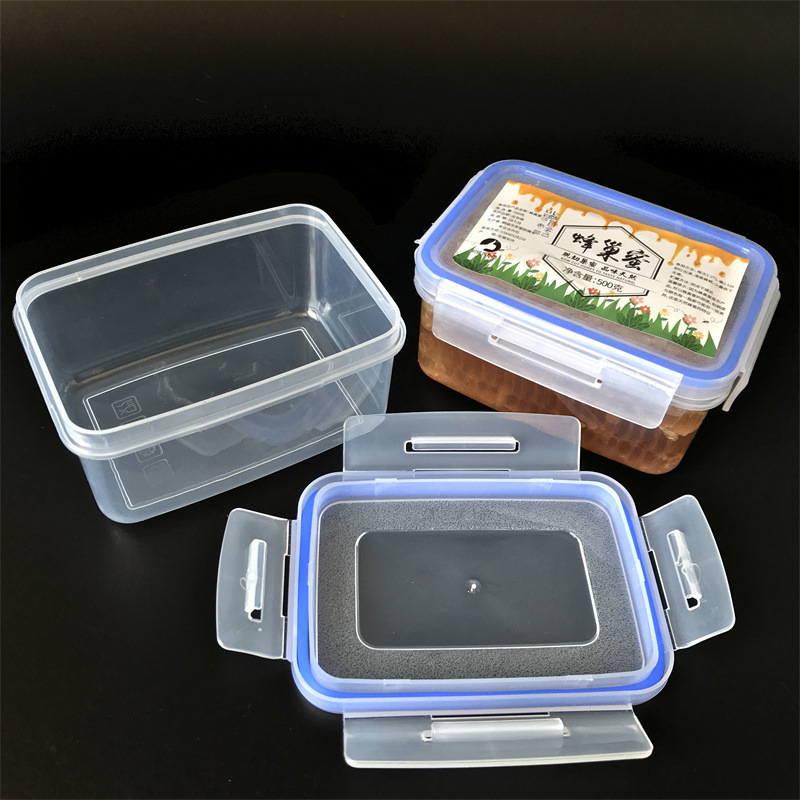 厂家供应500克装土蜂巢蜜塑料PP密封包装盒