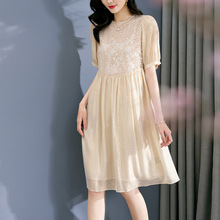 75006 �ļ���ƷŮװԲ����Ƭ�ع������Ƥ��˿����ȹ