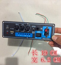 特美声 浪庭9V电瓶音箱可接话筒接收功放板广场舞音响拉杆箱主板