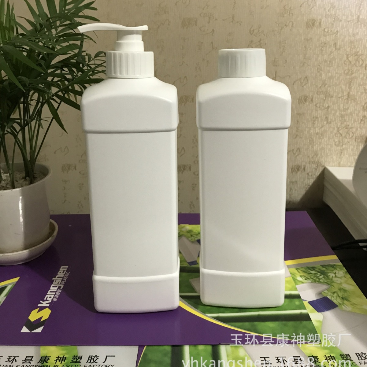 供应1000ml压泵塑料方瓶,洗手液,洗衣液,消毒液包装,厂家直供