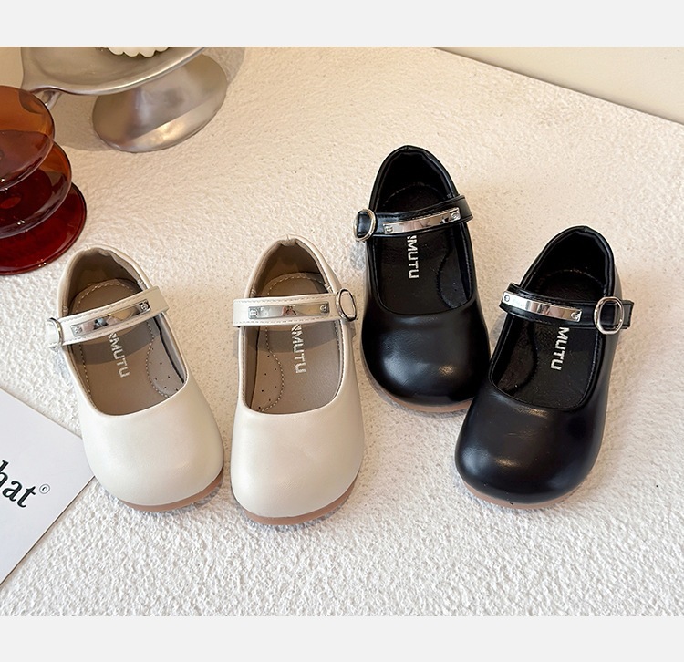Mädchen Ballerinas Aus Weichem Lederimitat Mit Schleife_voghion.com
