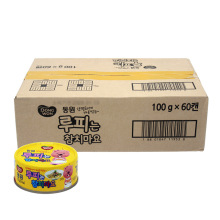 韩国进口东远蛋黄酱金枪鱼罐头100gx60罐整箱 即食吞拿鱼色拉寿司