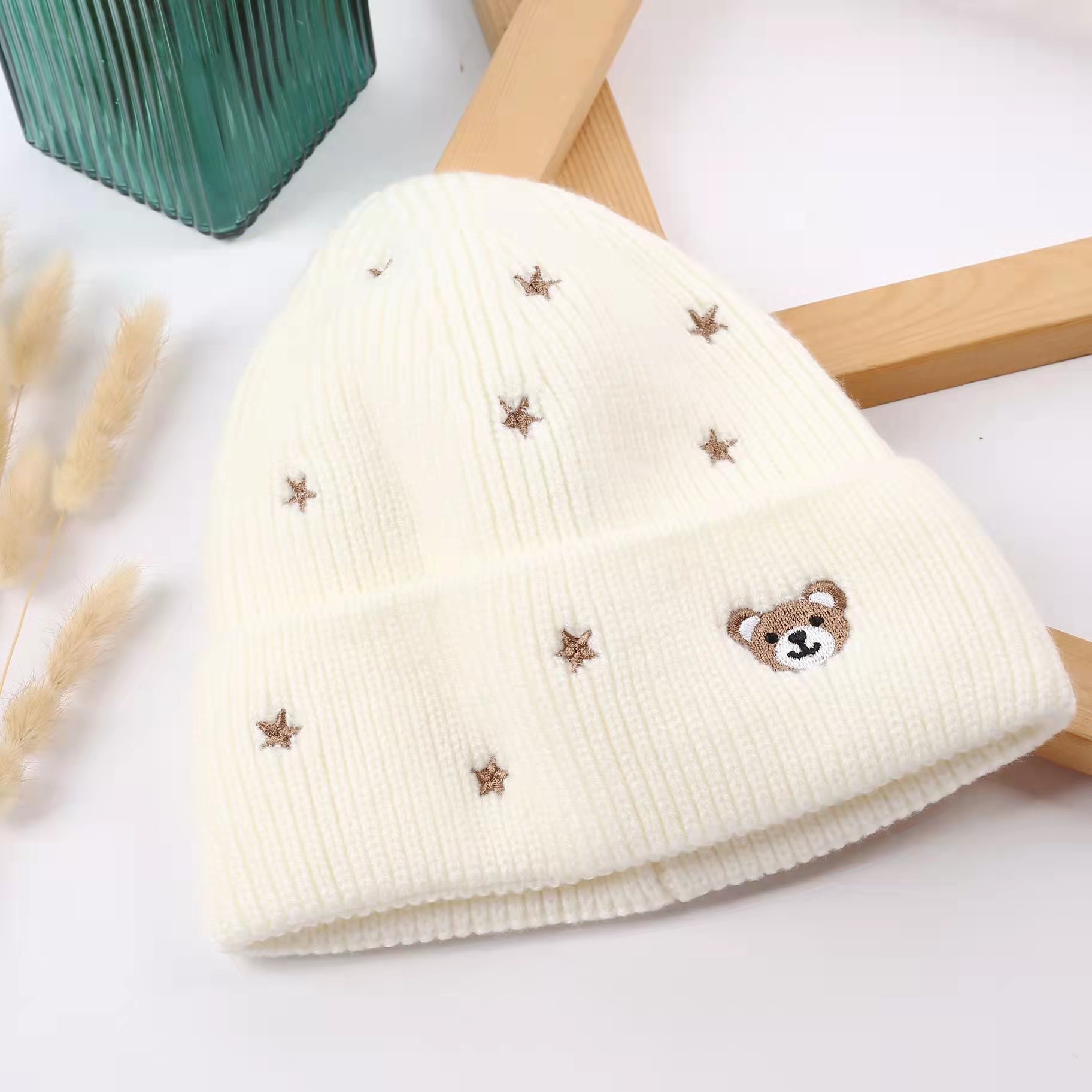 Teddy Bear Knitted Hat 2