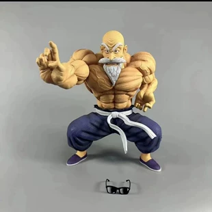 Фигурка мастера Мутена с усиленными мышцами из Dragon Ball в коробке