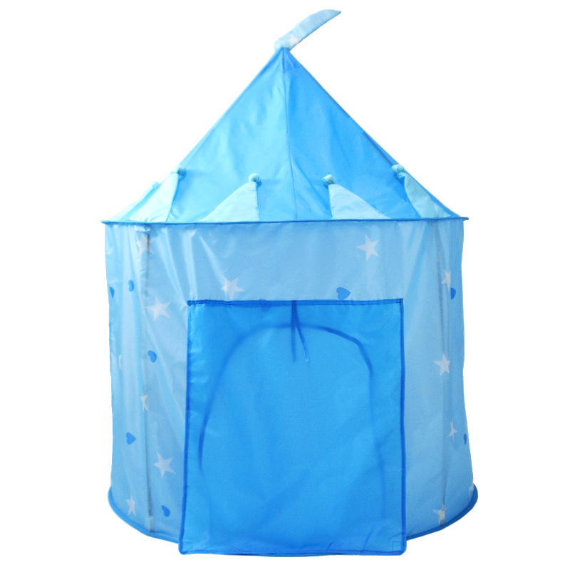 Yurta azul de corazón de melocotón