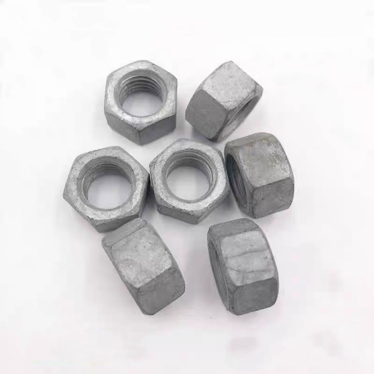 GB1229钢结构用高强度六角大螺母热镀锌10H级M12M16M22M24M30