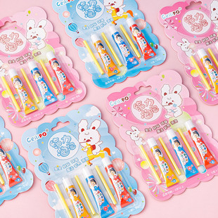 Free Shipping Children's Cartoon Colorful Bubble Glue for School Season Primary School Students Blowing Bubble Small Gifts Creative Blowing Bubble Glue