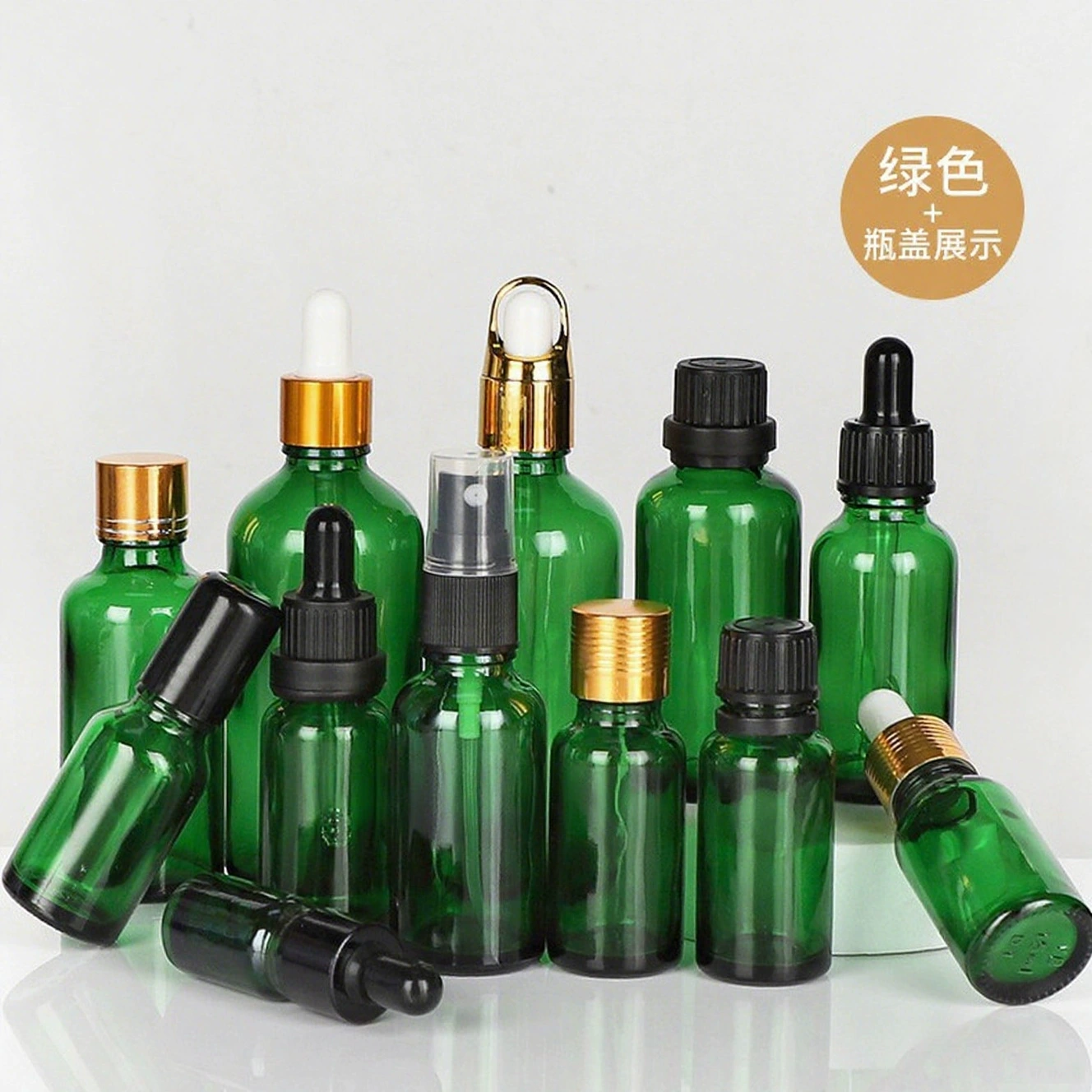 Прозрачная стеклянная бутылочка для эфирных масел с пипеткой-спреем, светонепроницаемая, для косметических жидкостей, образцов, духов