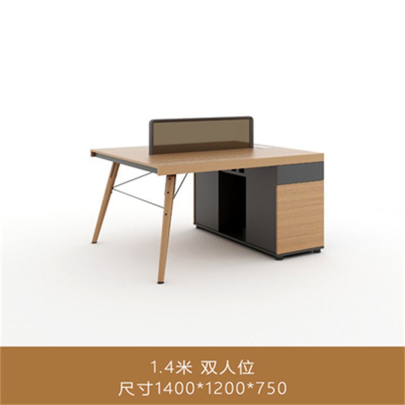 スタッフデスク 4人用 シンプルモダン スタッフ家具 ダブル 2/4人用 オフィスデスクとチェア コンピューターワークステーション|undefined