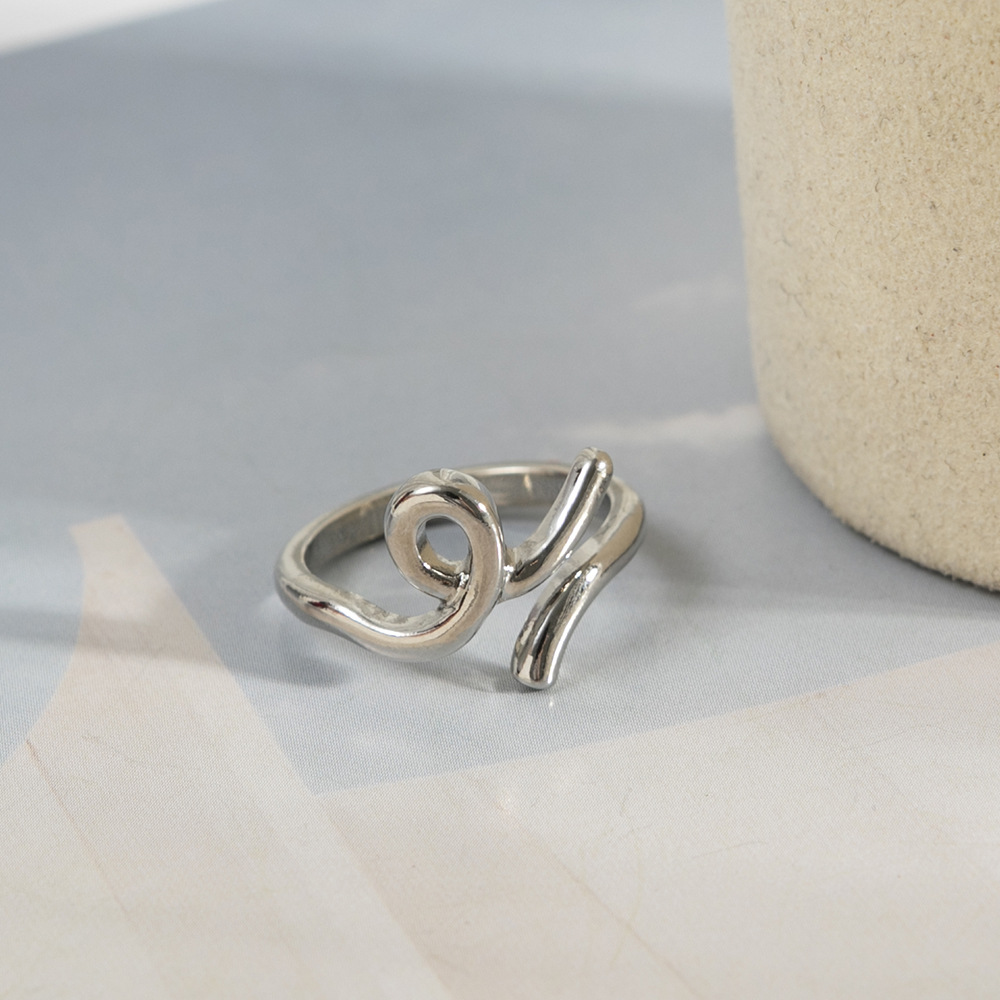 1 Piece Quantity Daily Occasion 1 Piece Simple Style Geometric Metal Women's Rings