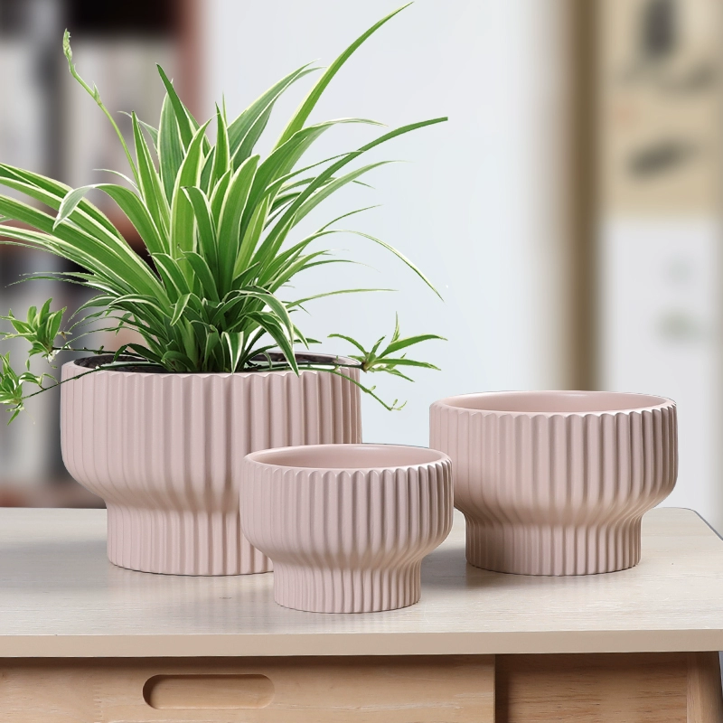 Керамический цветочный горшок матовый европейский креативный вертикальный