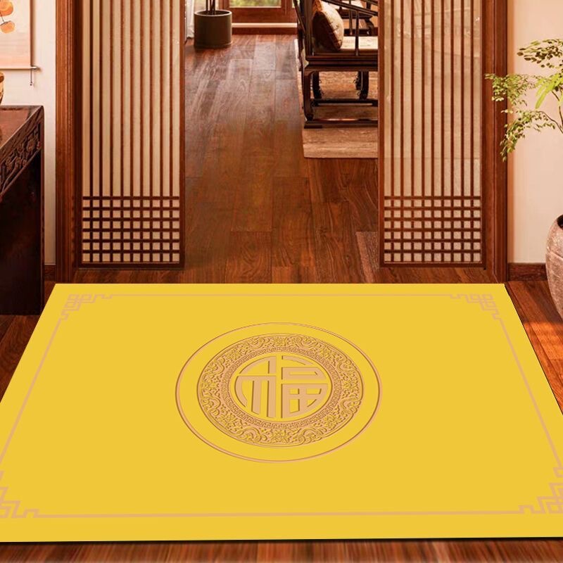 Entrance Door Mat, Soft Diatomaceous Earth Door Mat, Water-Absorbent, Non-Slip Foot Mat, Fortune Character, Earth Color, Wealth-Attracting Entrance Carpet, Hot-Selling Entrance Door Mat, Soft Diatomaceous Earth Door Mat, Water-Absorbent, Non-Slip Foot Mat, Fortune Character, Earth Color, Wealth-Attracting Entrance Carpet, Hot-Selling