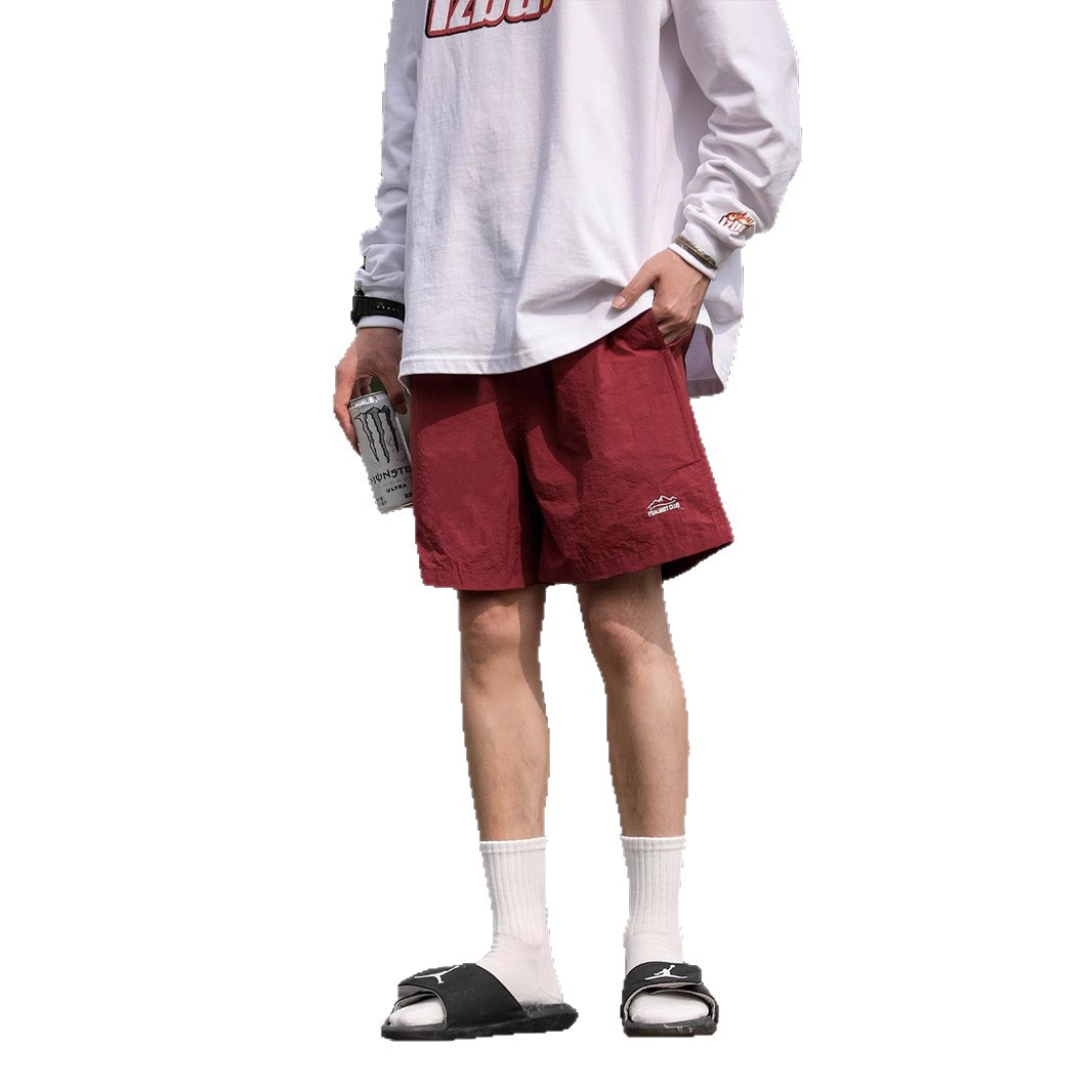 Summer Japanese travel solid color quick dry trousers