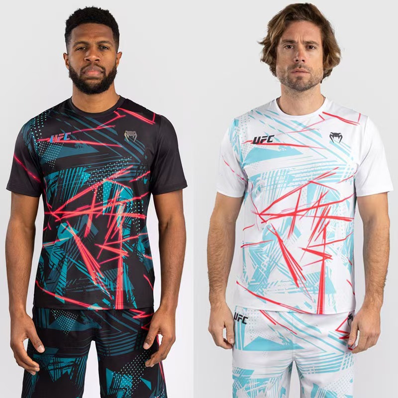 Jiu-Jitsu Quick-Drying Breathable Compression Clothing High-Elastic Training Fitness Sports Bodysuit Boxing Fighting Anti-Wear Clothing Printing