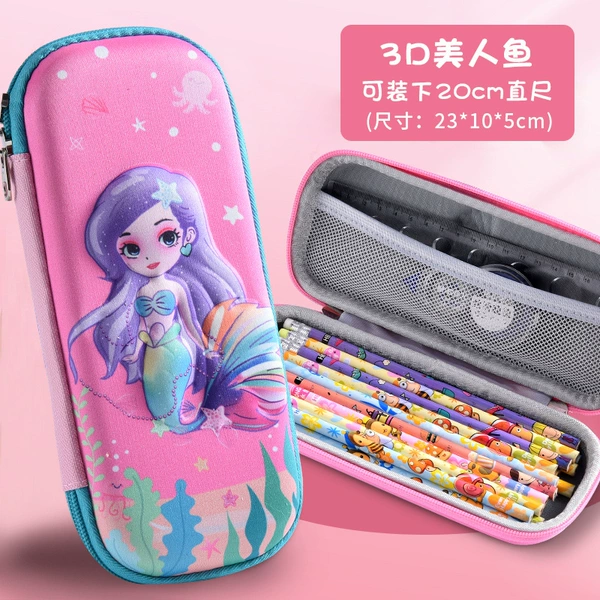 With zipper, capacious, 3D