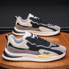 2024 Spring New Breathable Casual Forrest Gump Running Sports Shoes Trendy Versatile Thick-soled Men's Dad Trendy Shoes
