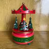 Red and Green Four Leaf Clover Christmas Tree