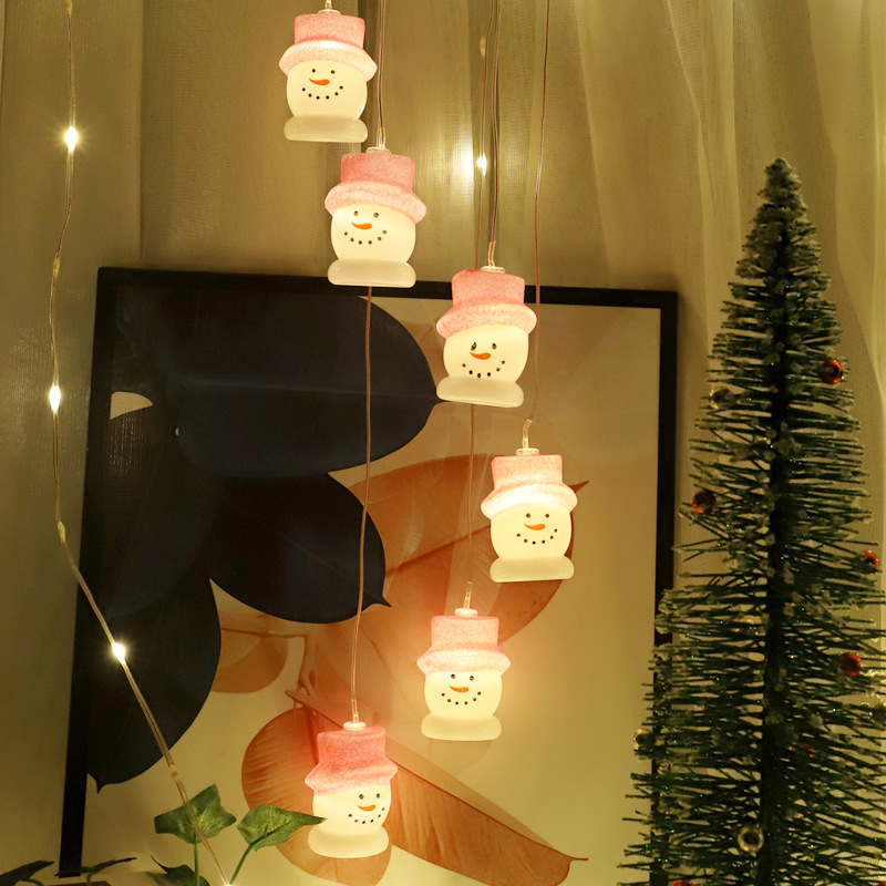 Luces de Navidad, Luces LED de Campanas de Viento, Luces Decorativas para Exteriores, Luces de Bajo Voltaje, Impermeables, Luces de Colores, Luces LED de Cadena de Gran Venta Transfronteriza