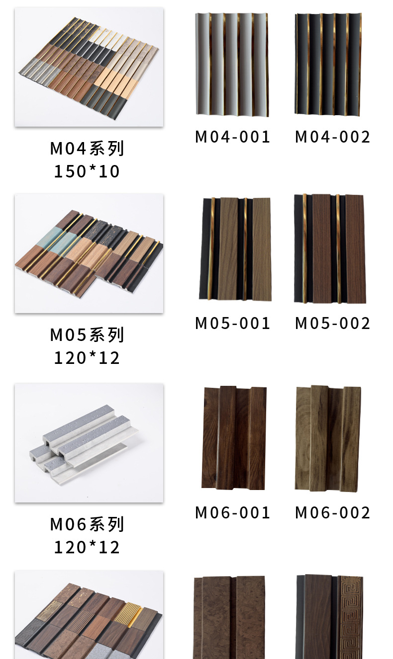 出口意大利PS发泡格栅板电视背景墙新中式轻奢长城护墙板格栅护墙板厂家直销建材格栅格栅竹木纤维详情4