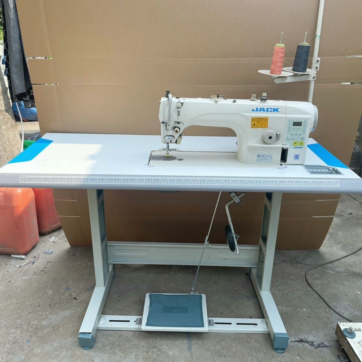 二手家用工业平车中捷高速电动全自动缝纫机捷克品牌整套旧版