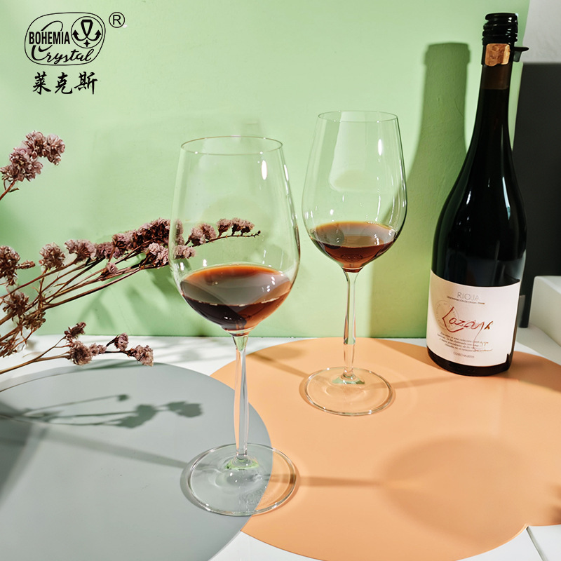 Copas de vino tinto de cristal importadas de República Checa, juego de copas de alta gama para uso doméstico, copas de vino, vasos de cristal, caja de regalo image 3