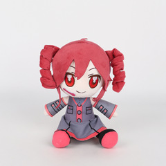 跨境重音テトkasane teto plush毛绒玩具棉花娃娃虚拟歌手公仔