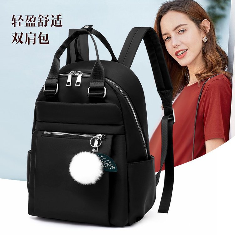 Nueva moda multifuncional de doble uso hombro portátil casual nylon Bolsa De mujer fábrica al por mayor comercio exterior exportación transfronteriza