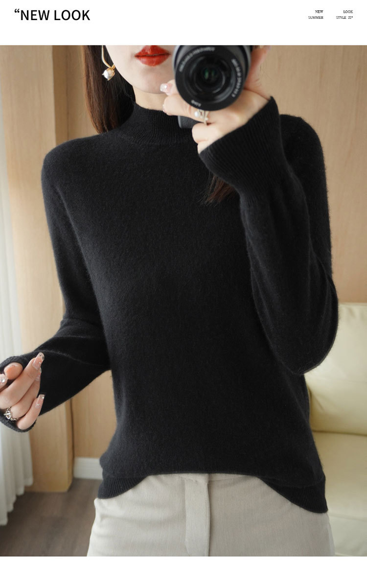 Women's Knitwear Long Sleeve Sweaters & Cardigans Fashion Solid Color display picture 4