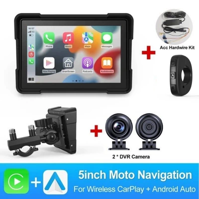 Motorcycle driving recorder Navigation Recorder Waterproof - zc11d-5inch-motorcycle-recorder-gps-without-tire-pressure