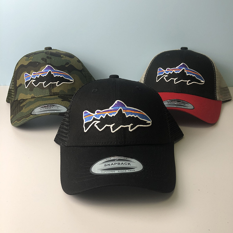 Southeast Asia Foreign Trade Cross-border high quality Bata Summer Sunscreen Hat Surf Trucking Hat Hard Top Mesh Cap for Men and Women