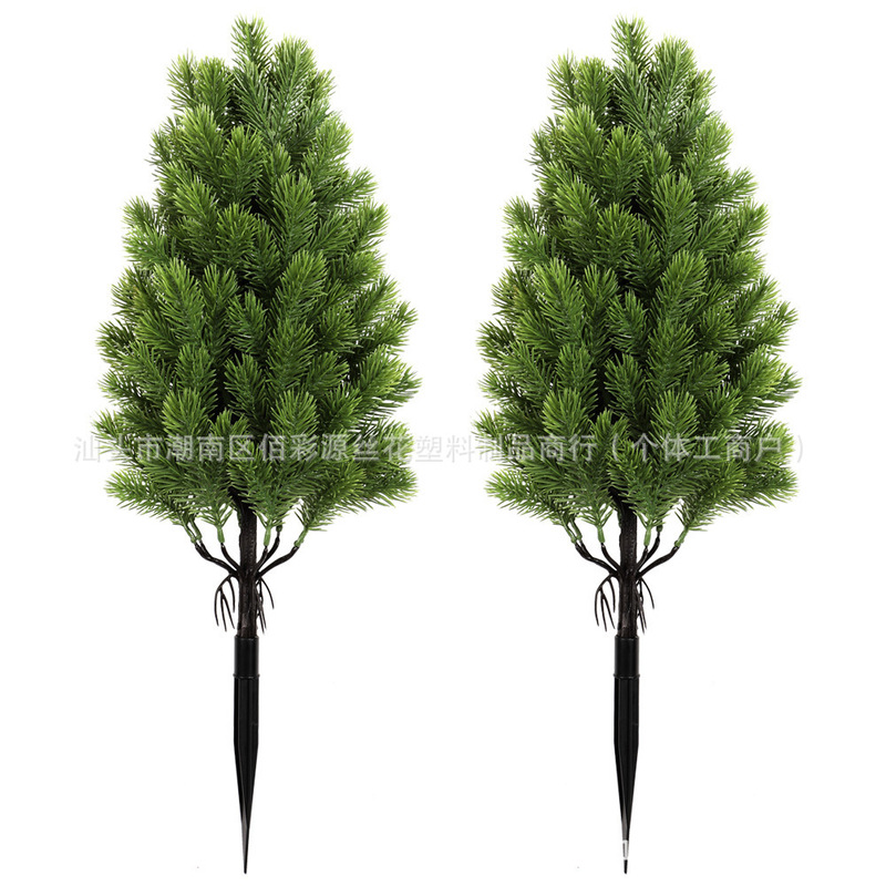Amazon Cross-Border Artificial Green Plants, Artificial Christmas Pine and Cypress Trees, Pine Needles and Pine Grass Bonsai, Artificial Christmas Trees