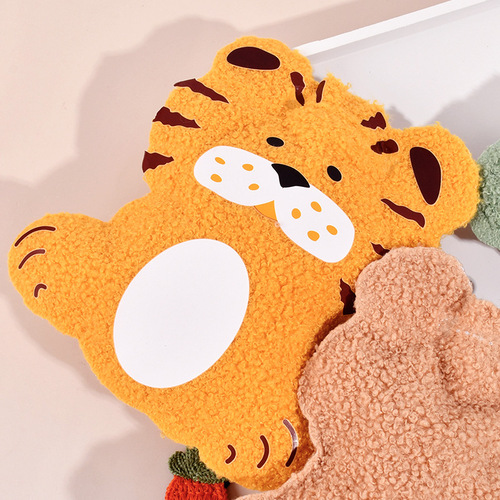 Cartoon New Animal Plush Hot Water Bag, Water-Filled Mini Cute Portable Hand Warmer, Cold and Hot Portable Foot Warmer